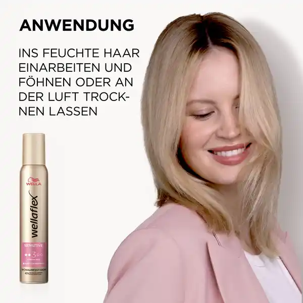 Sensitive Schaumfestiger