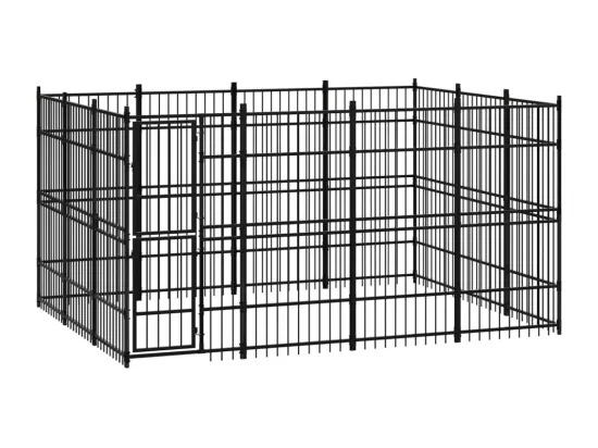 Chenil cage enclos pac noire 384 x 288 x 200 cm 02_0041780