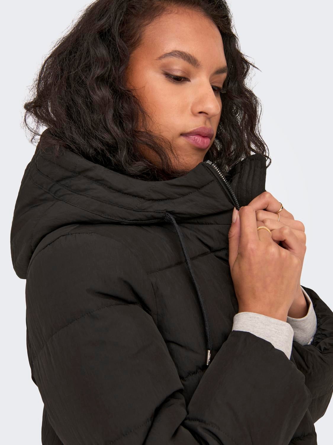 ONLDOLLY Steppmantel Black
