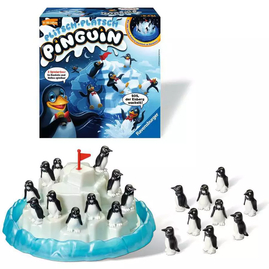 Ravensburger Plitsch - Platsch Pinguin bunt