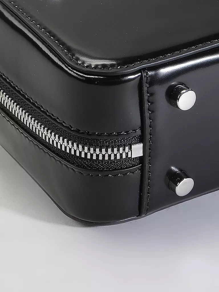SELF-PORTRAIT Ledertasche - Mini Bag schwarz