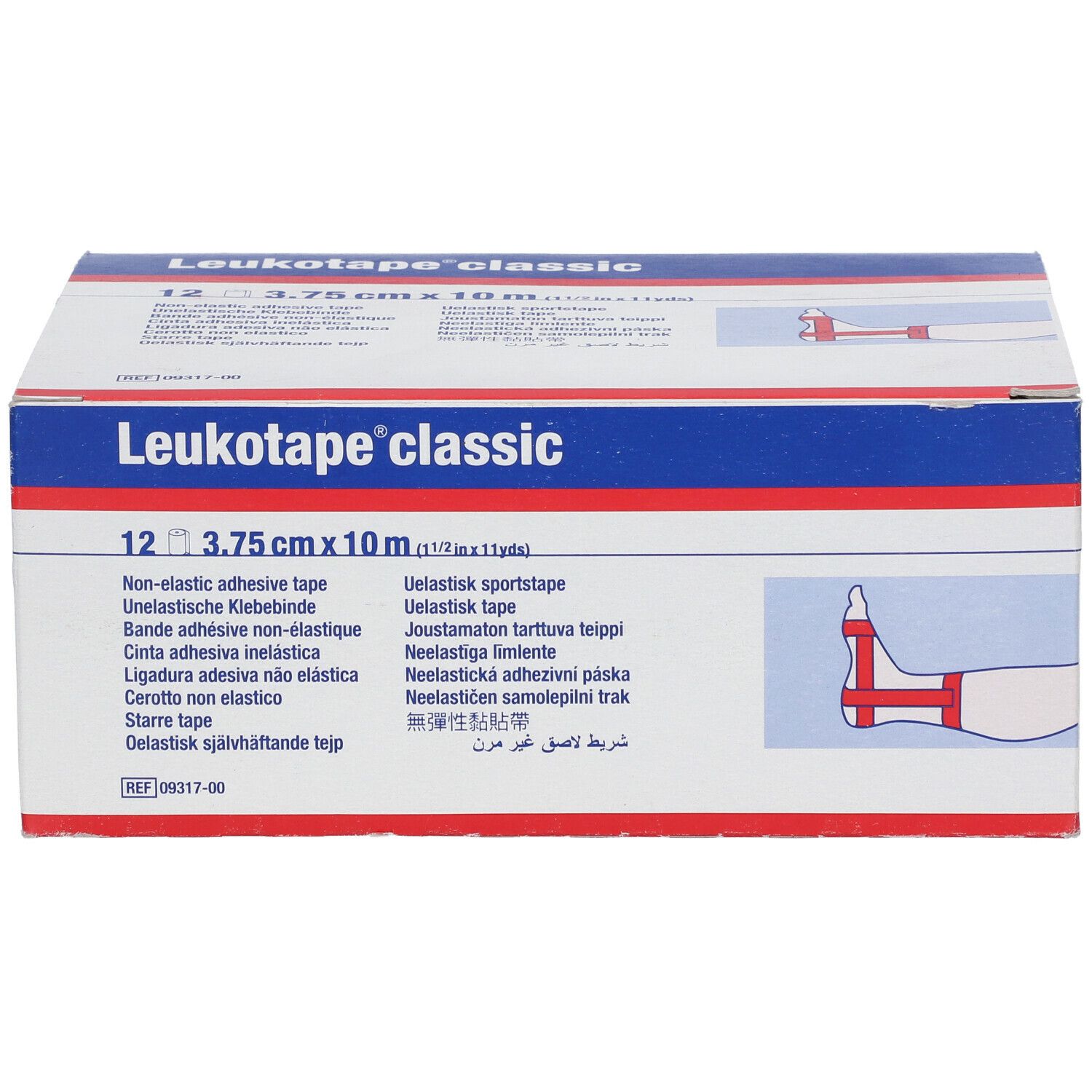 Leukotape® Classic 3,75 cm x 10 m rot