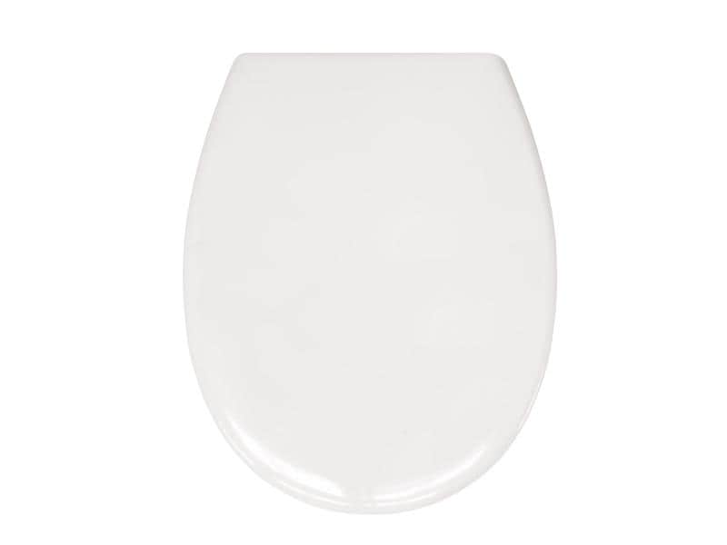 Kleine Wolke Toilettensitz Uni mit Absenkautomatik, Weiss Toilettensitz aus Duroplast