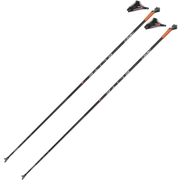 Bâton ski de fond KV+ ELITE 100% CARBON BLACK
