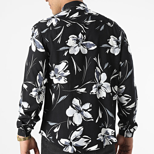 Chemise Manches Longues G-9034 Noir