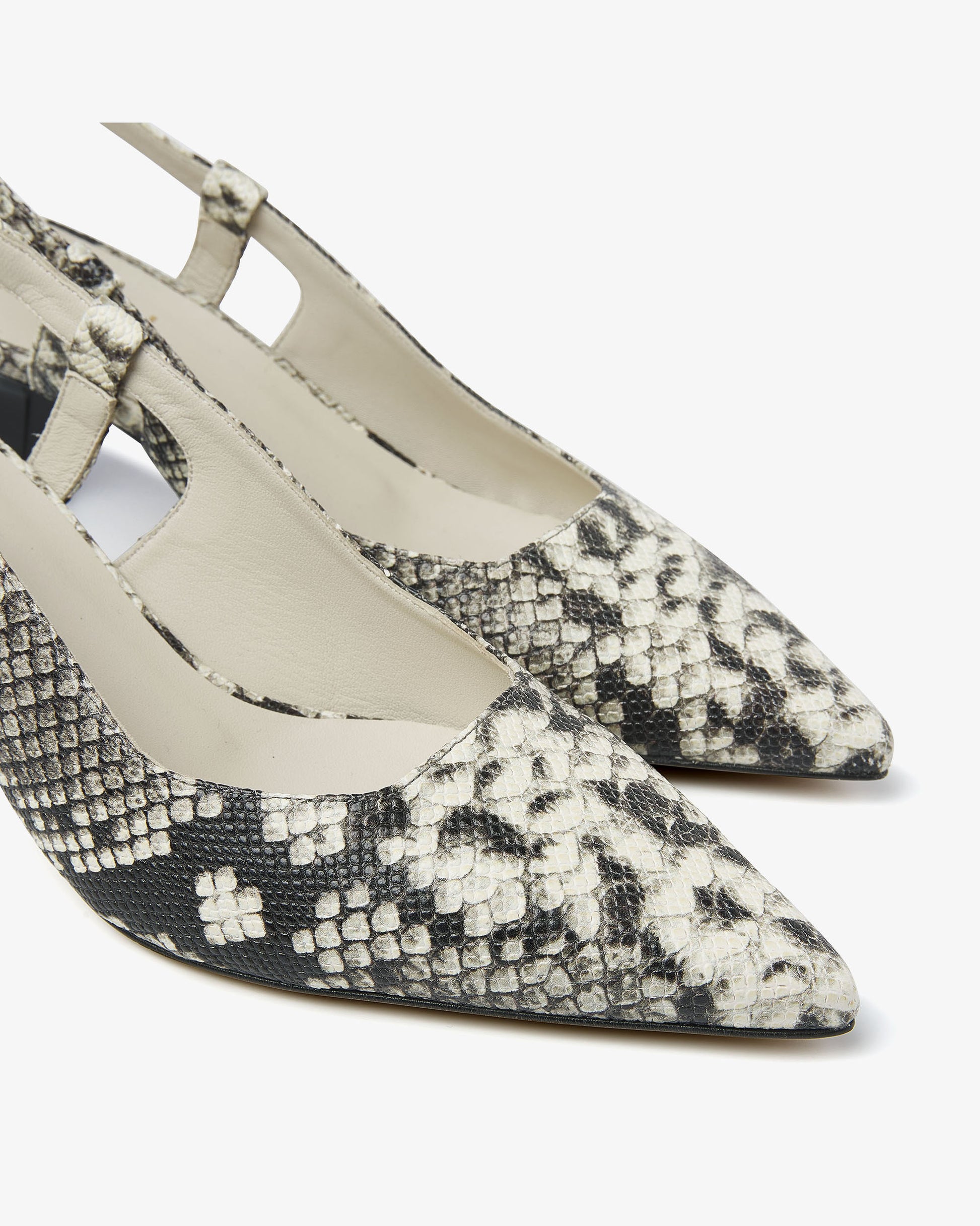VIA VAI slangenprint slingbacks Suzy Aliya