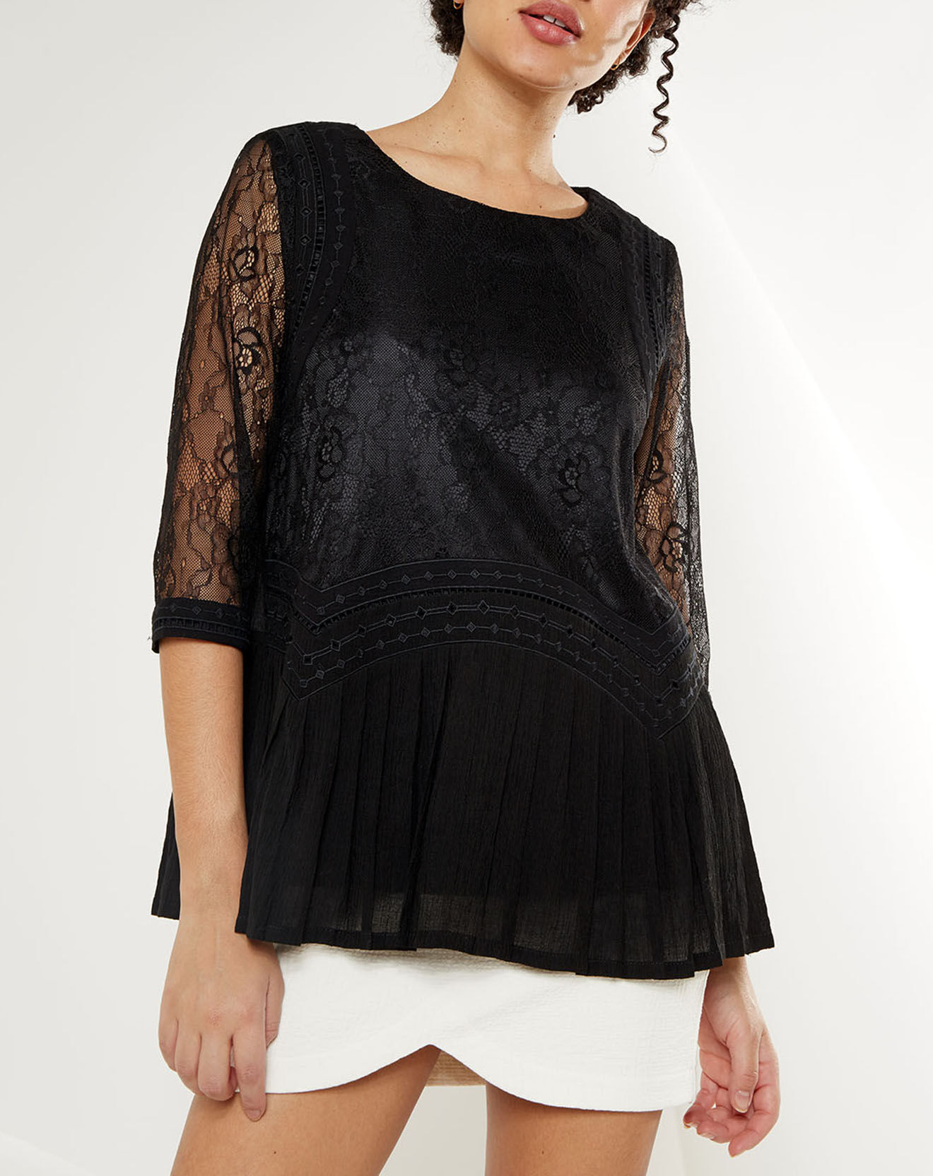 See u Soon Blouse Olivia noire