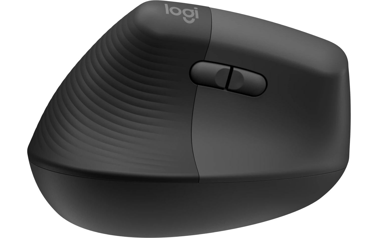 Ergonomische Maus Lift Left GraphiteKomfortable ergonomische Linkshänder-Maus mit vertikalem Design für kleine bis mittelgrosse Hände