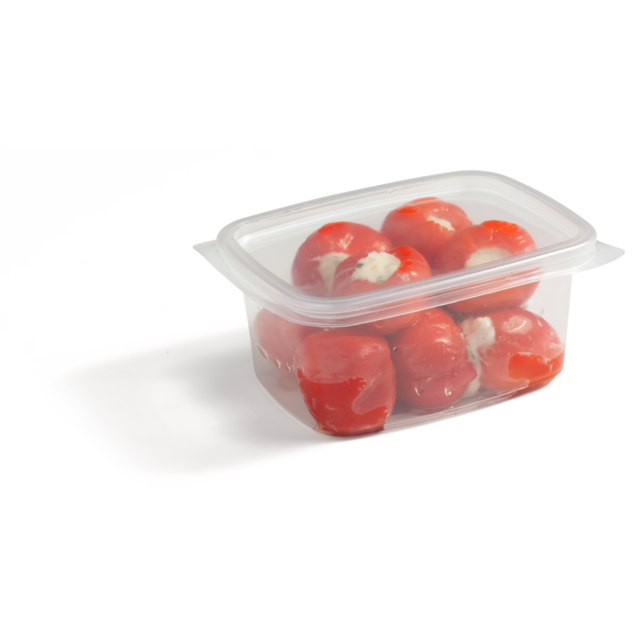 Cup, schapdoos, pP, 250ml, 108x82mm, 45mm, transparant