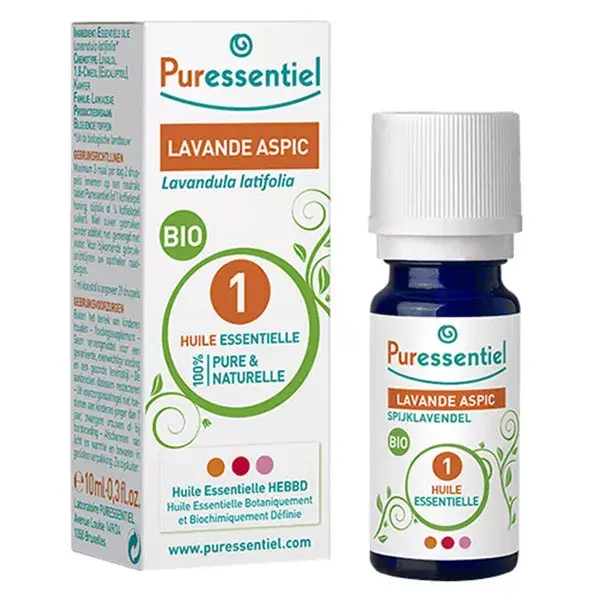 Óleo Essencial de Lavanda Orgânica Puressentiel Spike 10ml
