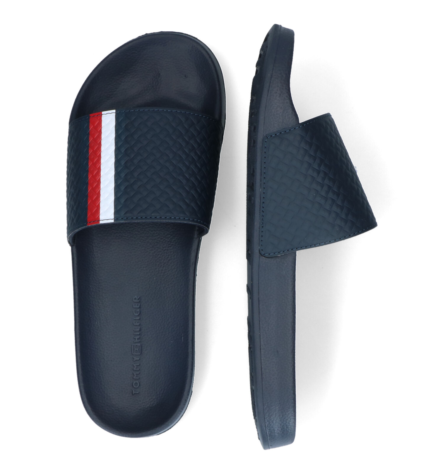 Badslippers blauw