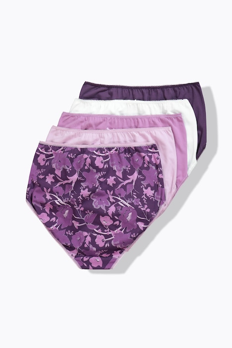 Maxislips, 5er-Pack, Muster/verschiedene Farben