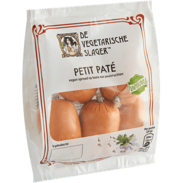 De Vegetarische Slager Petit Paté 5 Stuks 120 g