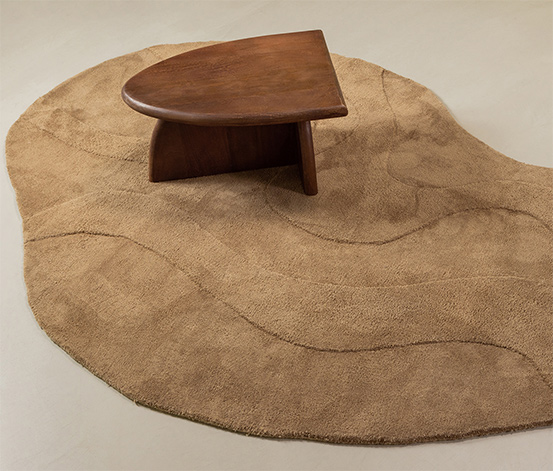 Woood Teppich »Alya« organisch, 170 x 240 cm, brown