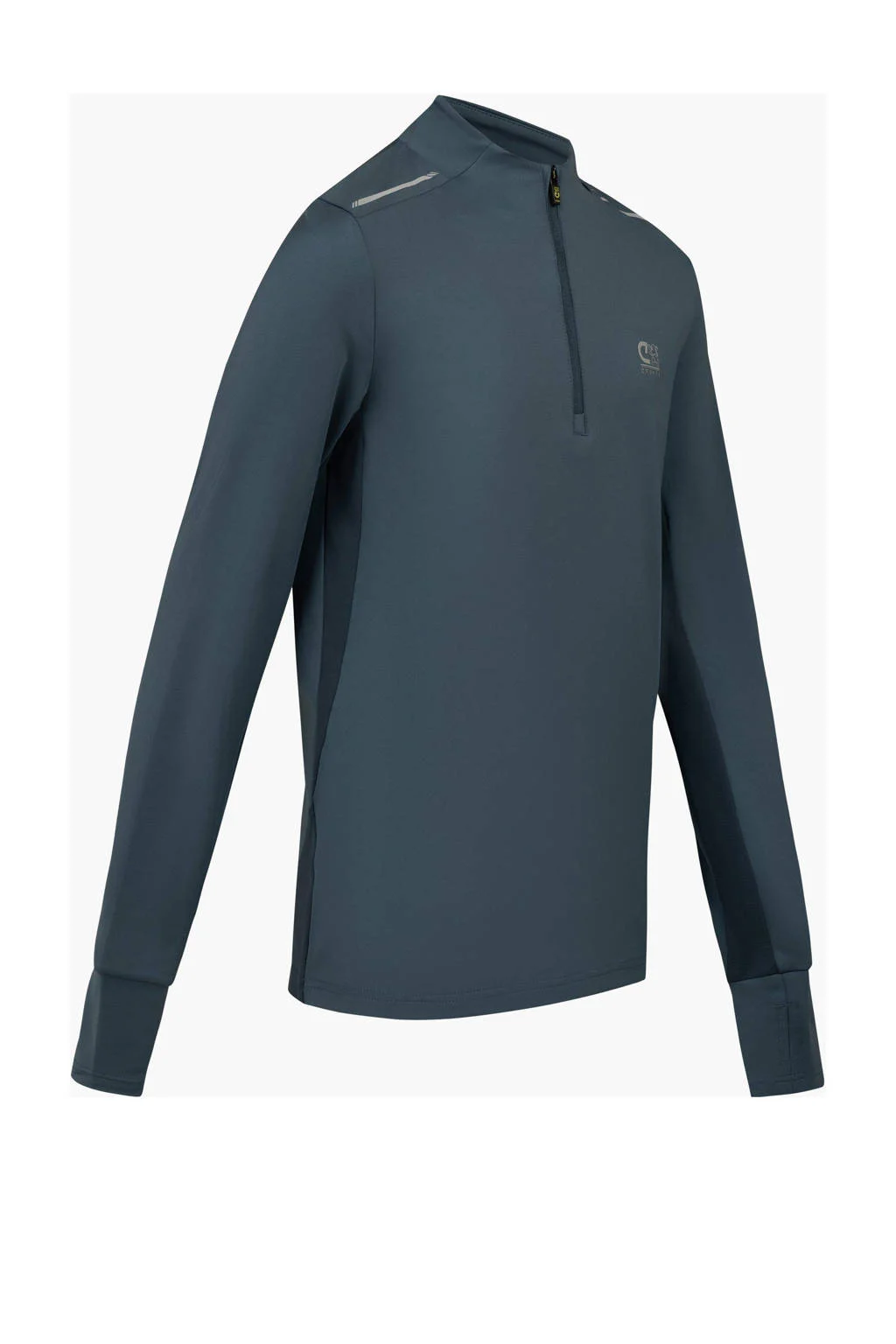 Cruyff sportshirt Ametrine grijsgroen