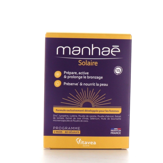 Manhae Solaire : préparateur de bronzage - Complément alimentaire