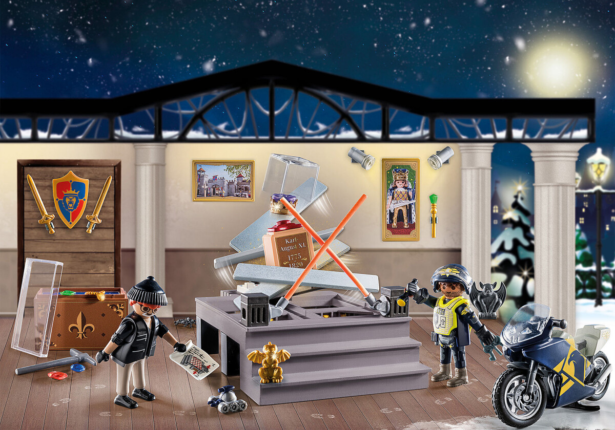Playmobil - Julekalender Politi - Museumstyveri - 71347