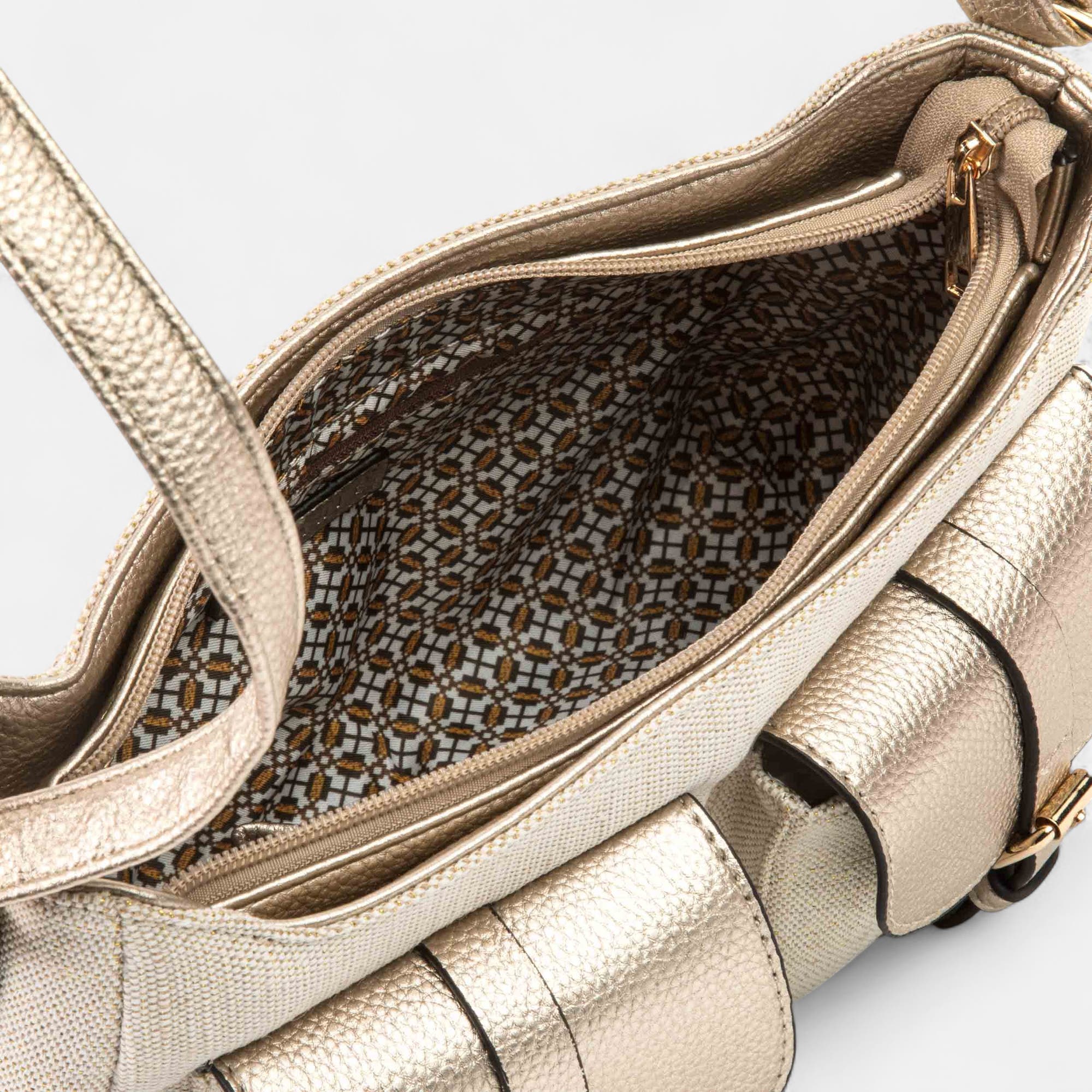 Sac bandoulière beige