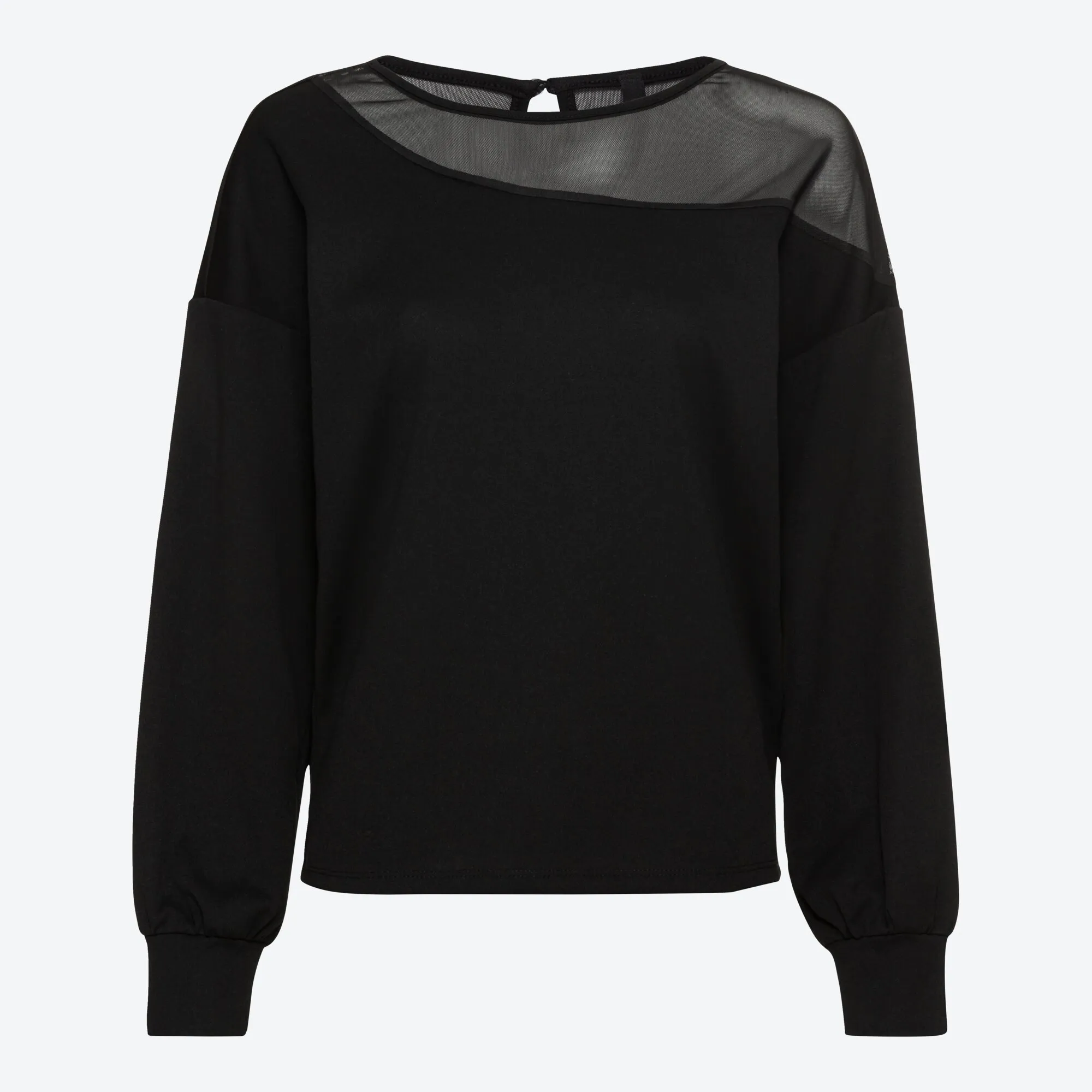 Damen-Sweatshirt mit Mesh-Einsatz