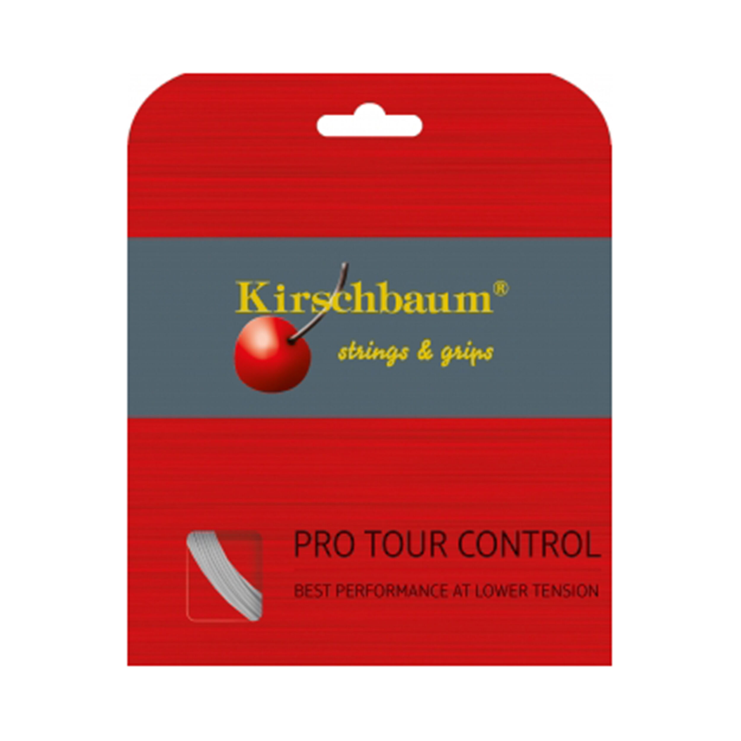 Kirschbaum Pro Tour Control Cordage En Garniture - Argent