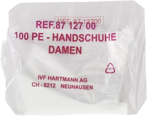 IVF Einmalhandschuh aus PE Gr. M, 100 Stück