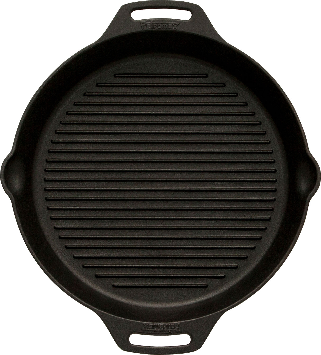 Petromax GP35h Gusseisen Grill-Feuerpfanne mit zwei Henkeln 35 cm