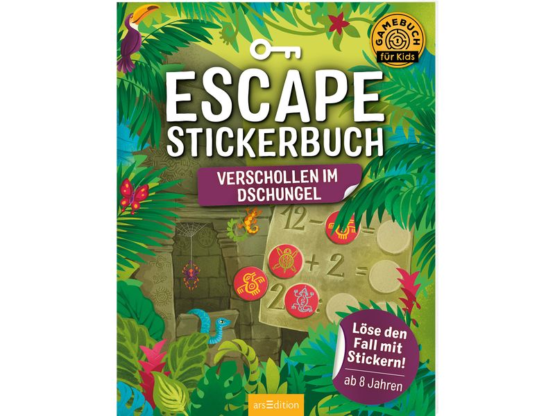 Buchzentrum Escape-Stickerbuch: Verschollen im Dschungel 32 Für alle Escape-Rätsel- und Stickerfans