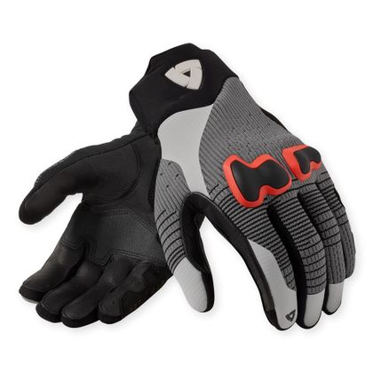 Gants Rev it KINETIC 2 - Gris / Rouge