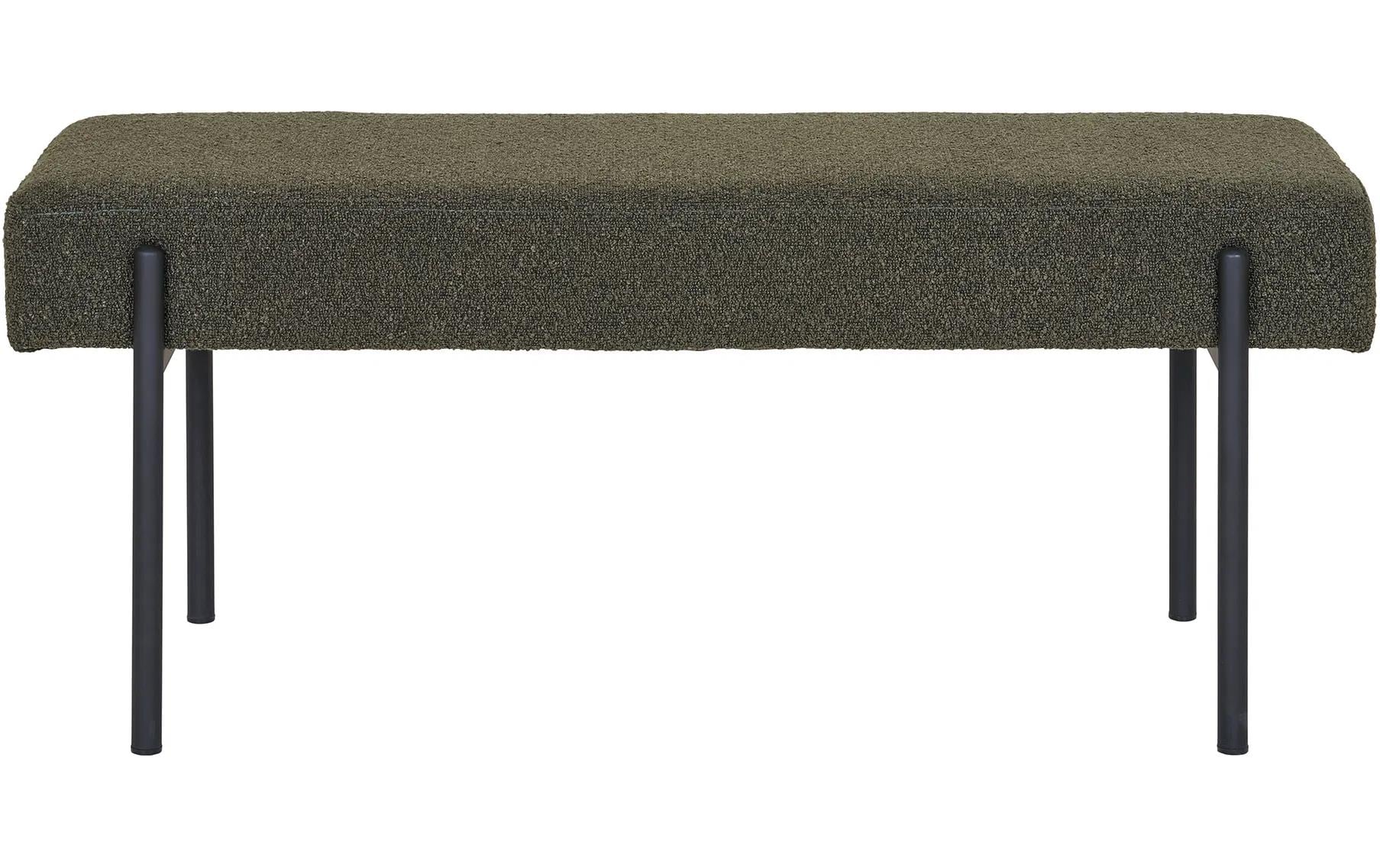 Sitzbank Swindon 100 x 42.5 cm, Grün<br>Polsterbank