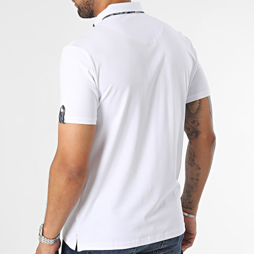 Polo Manches Courtes Blanc