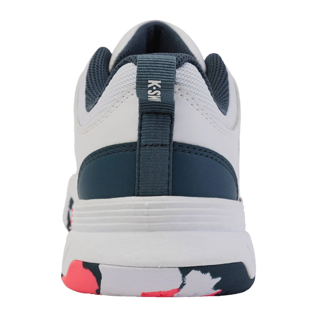 K-Swiss Court Express 2tennisschoenen wit/donkerblauw/oranje