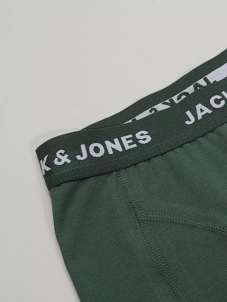 JACK & JONES Jungen Pants 3-er Pkg. JACKEX dark green/dark cheddar - ensign bl dunkelgrün