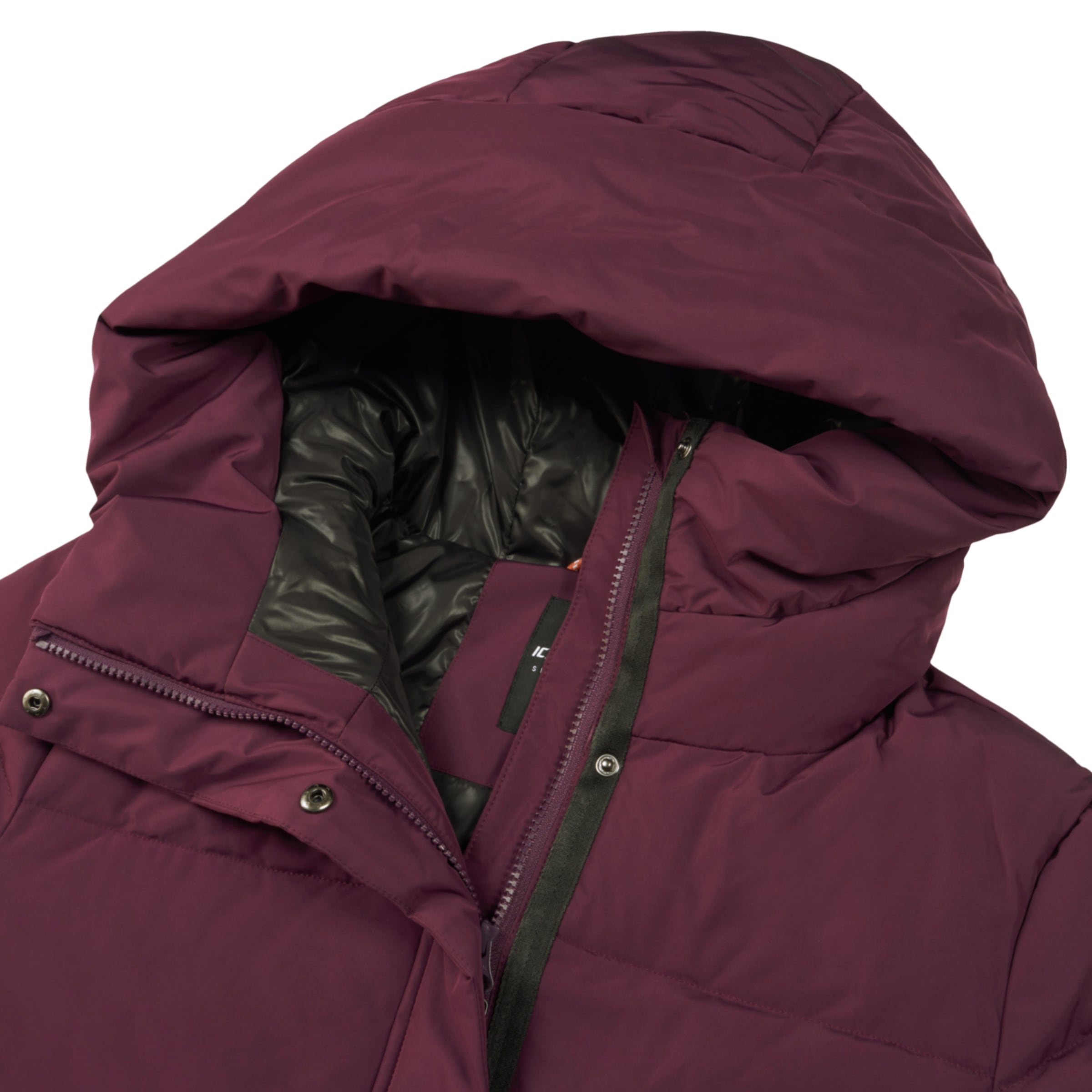 Icepeak Steppmantel »ADDIA«, 1 Stk. mit Markenlederpatch am Oberarm