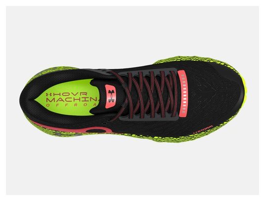 Chaussures de Trail Under Armour HOVR Machina Off Road Noir Rouge Jaune