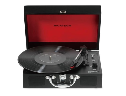 RICATECH - Platine tourne disque Tourne-disque exécutif rtt25 noir