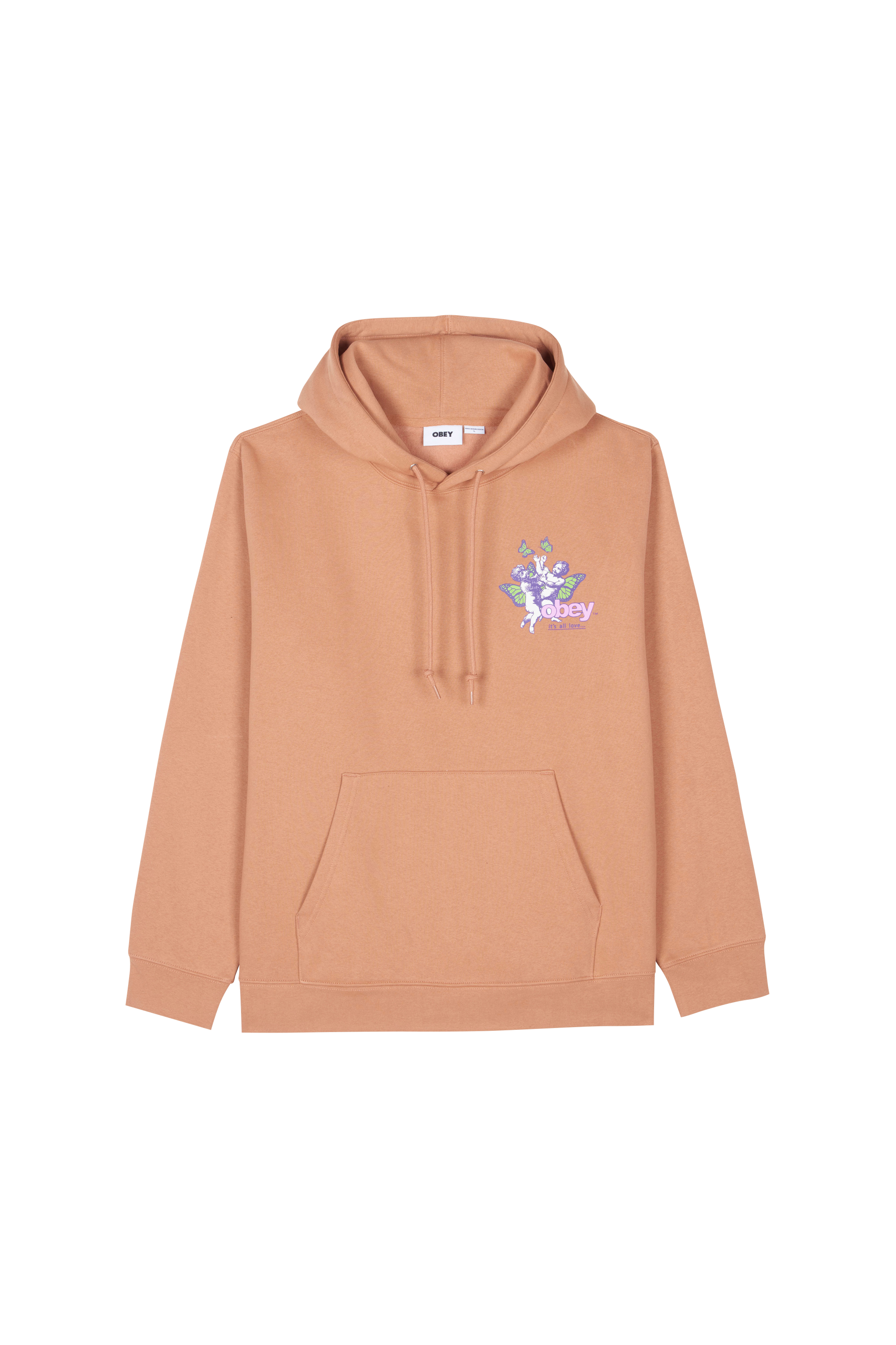OBEY Sweat ITâ??S A OVE HD Marron