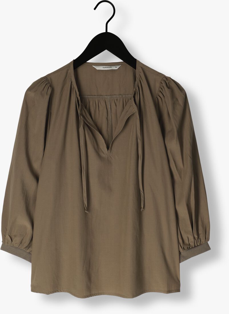 SUMMUM groene summum top top short sleeves modal blend