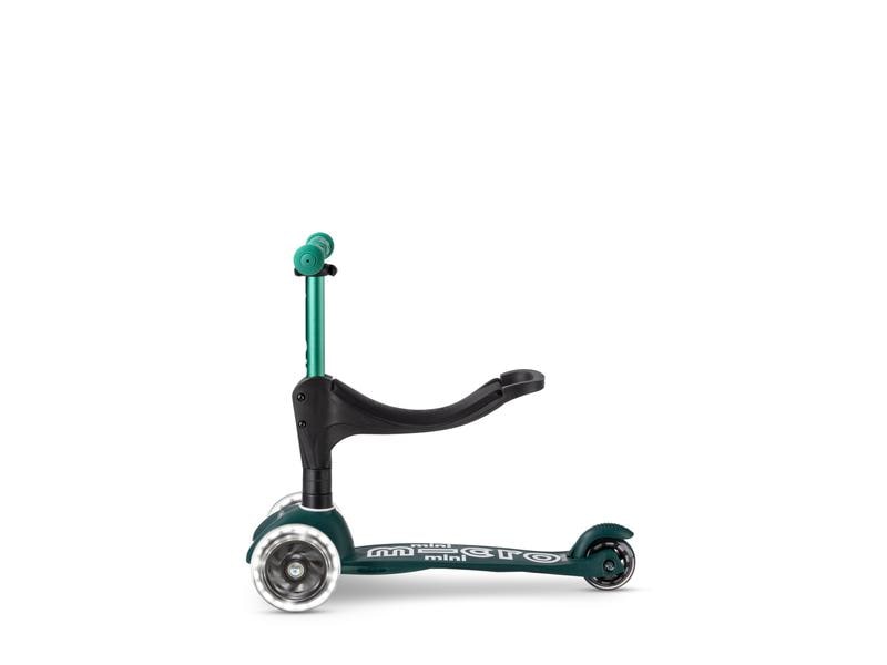 Micro Mobility Kickboard Mini Micro 3in1 Deluxe Eco Grün Kids Scooter aus recycelten Fischernetzen
