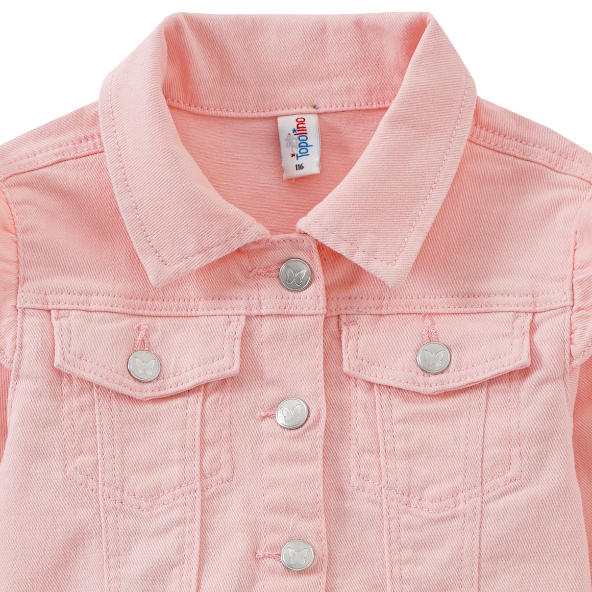 Topolino Mädchen Jacke im Denim-Look rosa