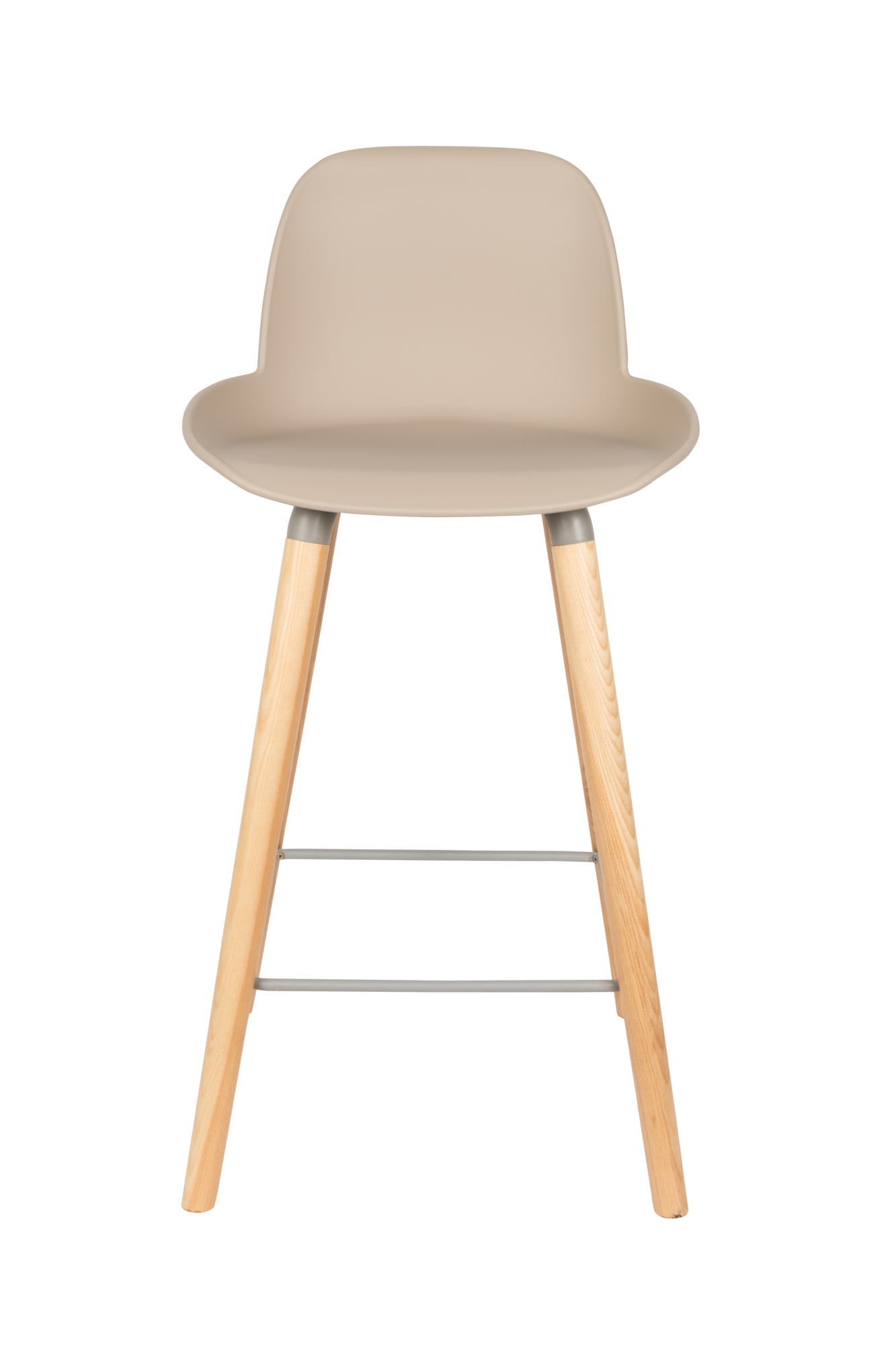 Barkruk Albert Kuip (zithoogte 65 cm) taupe - set van 2