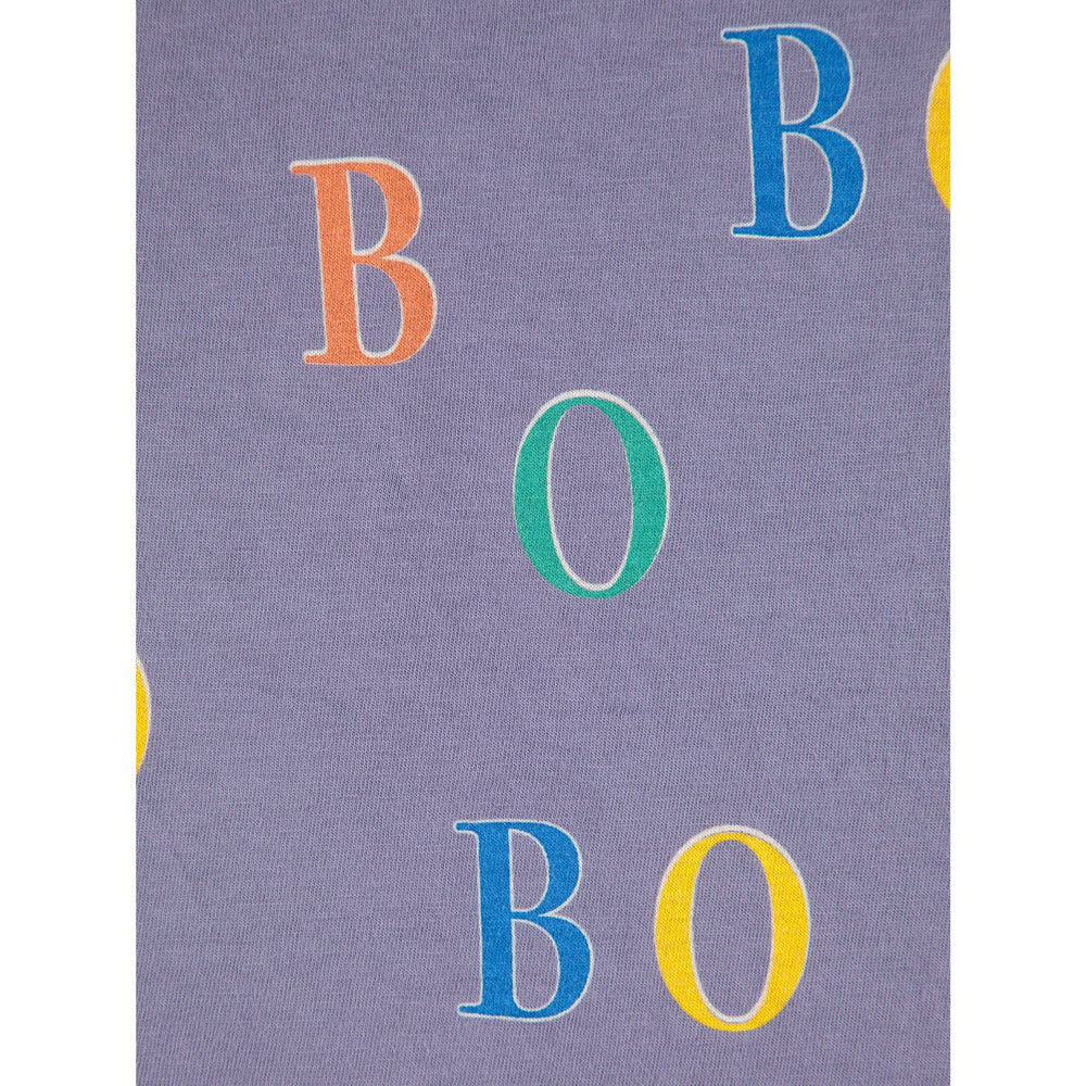 Køb Bobo Choses Navy Blue Multicolor Bobo All Over Ranglan T-Shirt