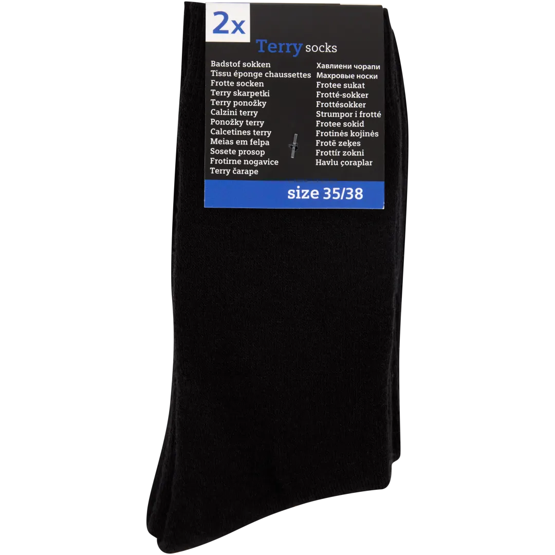 Chaussettes en tissu éponge