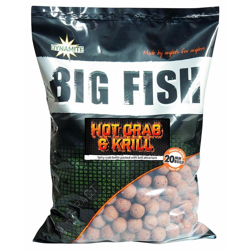 Bouillette Dynamite Baits Big Fish Hot Crab & Krill