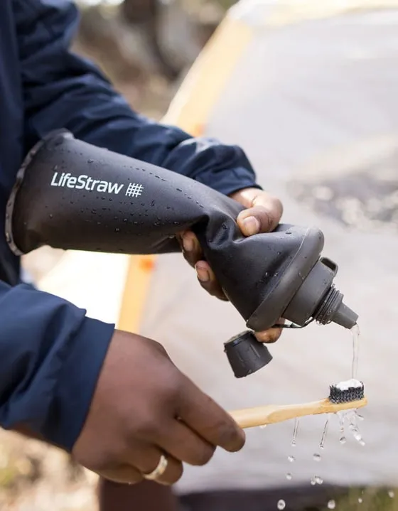 Lifestraw Peak Series Collapsible Squeeze 650 ml Dark Grey
