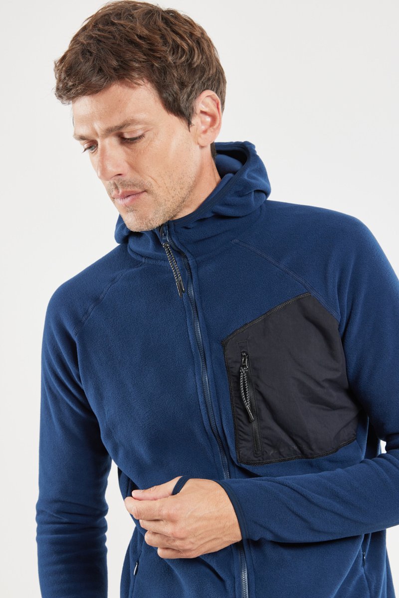 Veste polaire à capuche PLOUHA