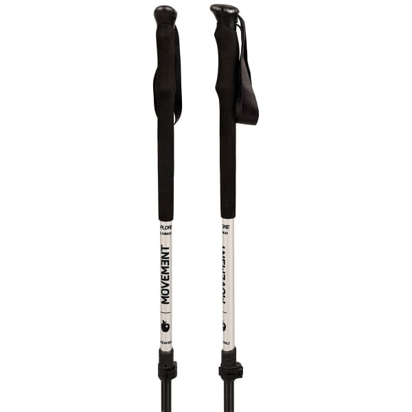 Bâton ski de randonnée MOVEMENT X-PLORE TWO POLES SILVER