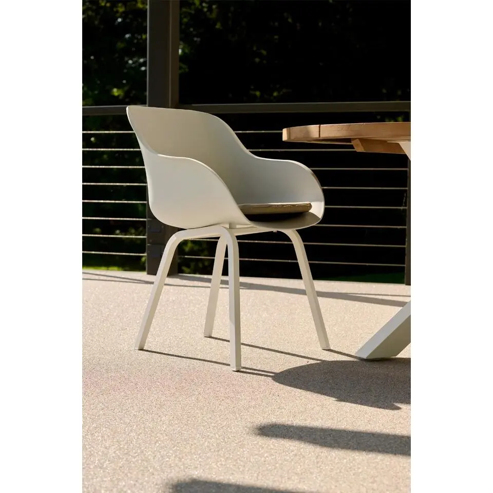 Hartman Le Soleil Element dining armstoel - Cotton white - 2 st.