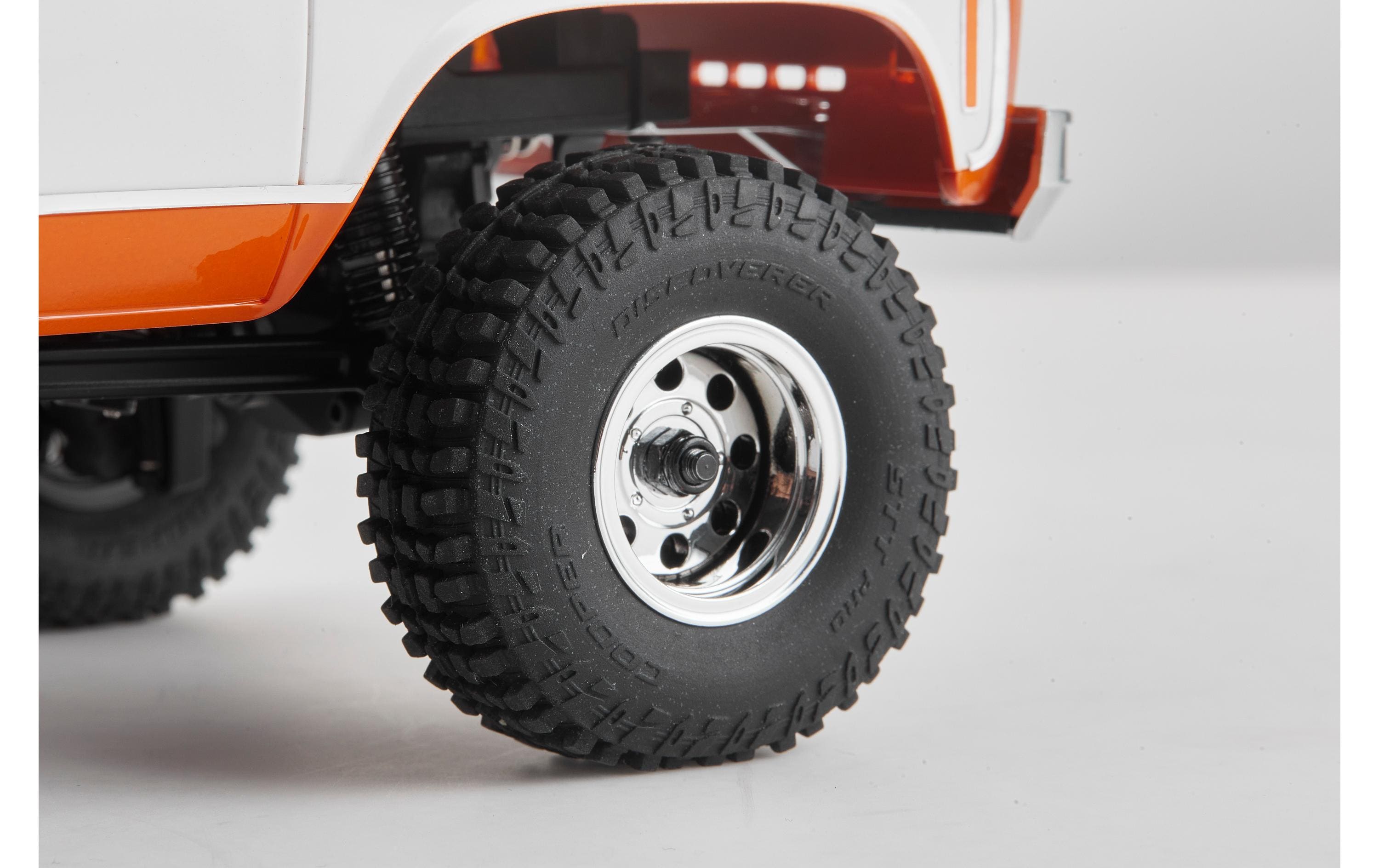 Scale Crawler Chervolet K5 Blazer, Schwarz, RTR, 1:24<br>FCX24 Mini Rock Crawler mit detaillierter Chevy Blazer Karosserie und 2-Gang Getriebe