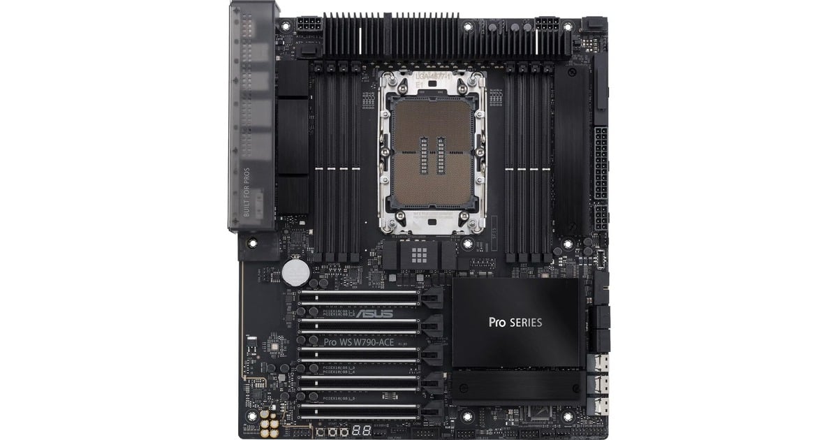 ASUSPRO WS W790-ACE socket 4677 moederbord  (10Gb-LAN, 2.5 Gb-LAN, Sound, CEB)