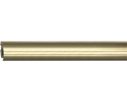 Gordijnroede met binnenrail II Gent messinglook mat 160 cm Ø 25 mm